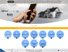Tablet Screenshot of merenienergie.cz